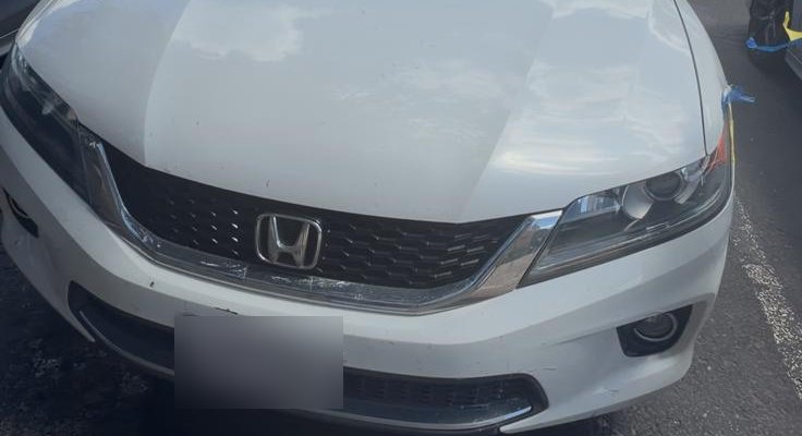 The same headlights after wet sanding and clear coat