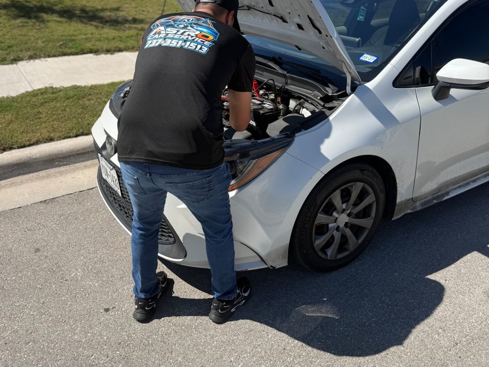Jump-starting a car battery